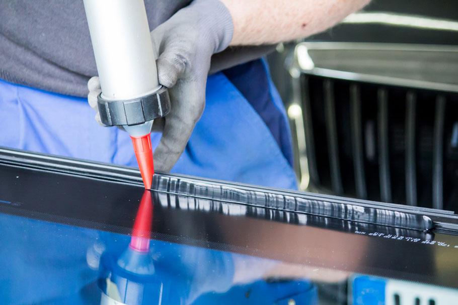Glas-Reparatur